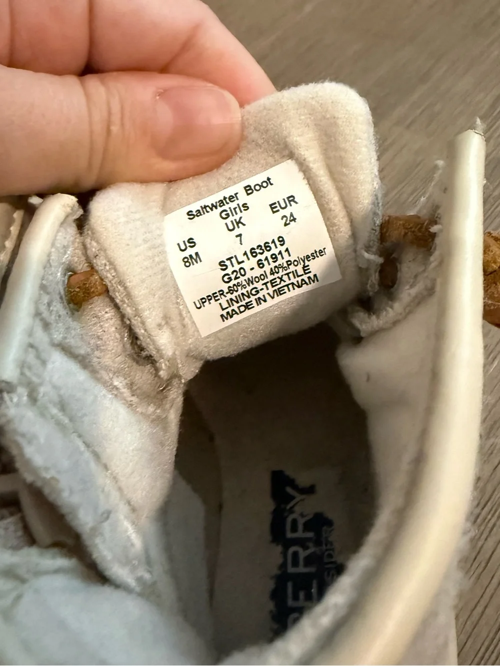 Sperry kids Saltwater Boot